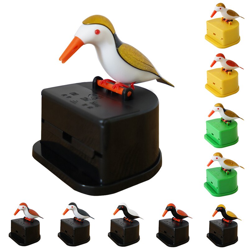 Neue Nette Kleine Vogel Zahnstocher Behälter Automatische Zahnstocher Spender Zahnstocher Halfter Dekoration Tisch Dekor