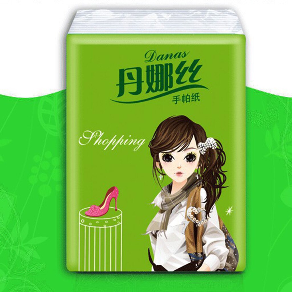 Handkerchief paper packet 60 packs of tissue paper napkins small package portable portable toilet paper facial tissue paper