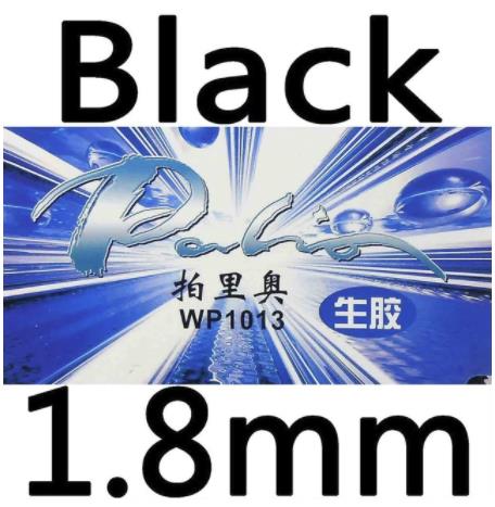 Palio WP1013 Semi-Lange Tafeltennis Rubber (Pips-Out Speciale) Palio Ping Pong Spons: black 1.8mm