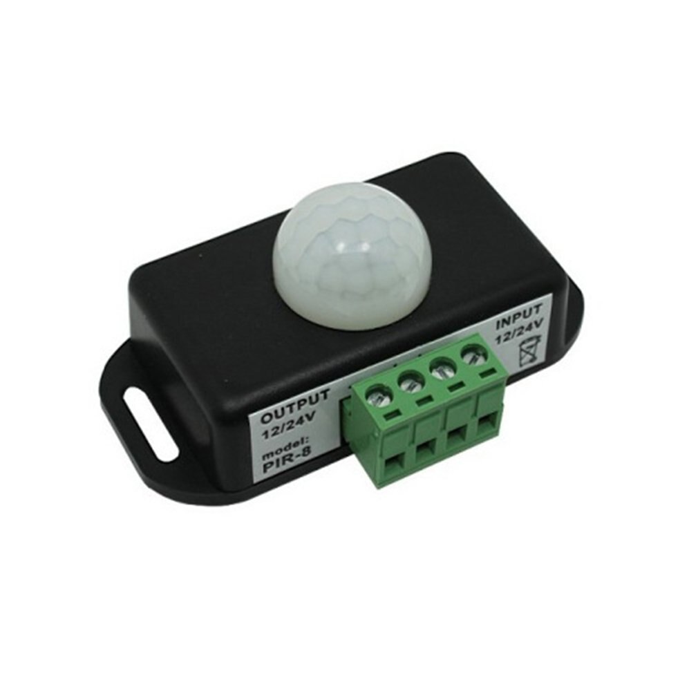 DC 12V-24V Body Infrared PIR Motion Sensor Switch For LED Light Strip Automatic Infrared PIR Motion Sensor Timer Switch