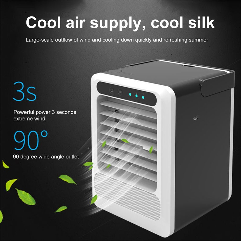 7 licht USB Mini Tragbare Klimaanlage Luftkühler Fan Schreibtisch Raum Kühler Persönlichen Raum Luftkühlung Fan Für Zimmer hause: Ursprünglich Titel