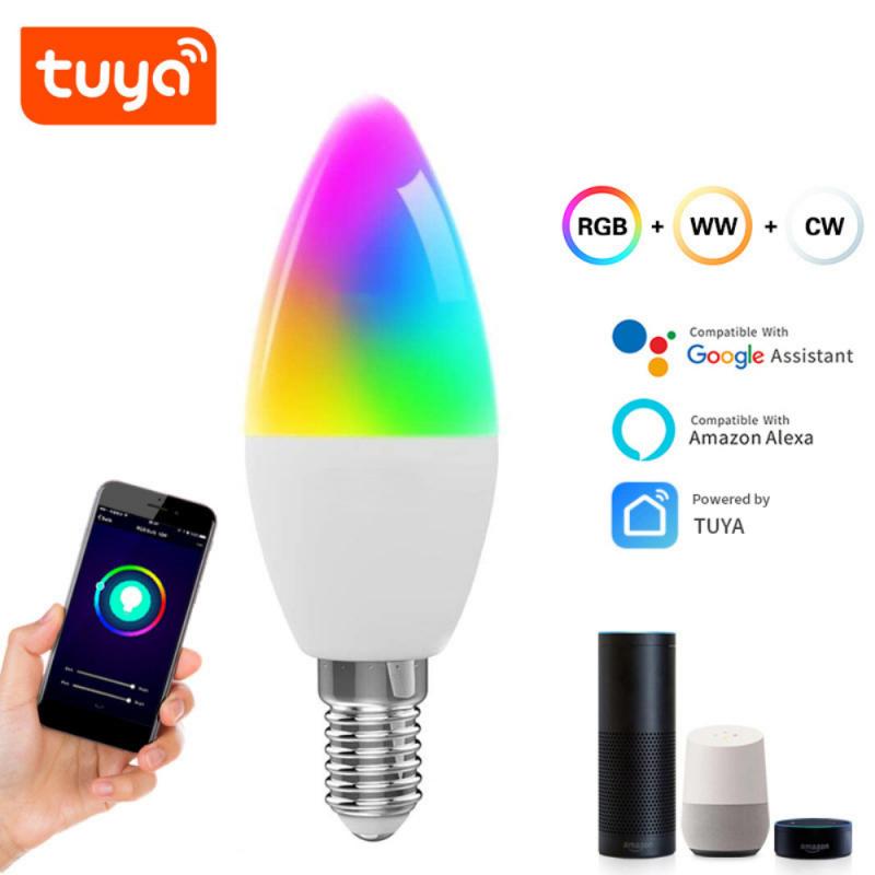 Avatto Tuya Wifi Slimme Lamp, E14 Rgb Led Lamp Dimbaar Met Smart Leven App, voice Control Voor Google Thuis, Alexa