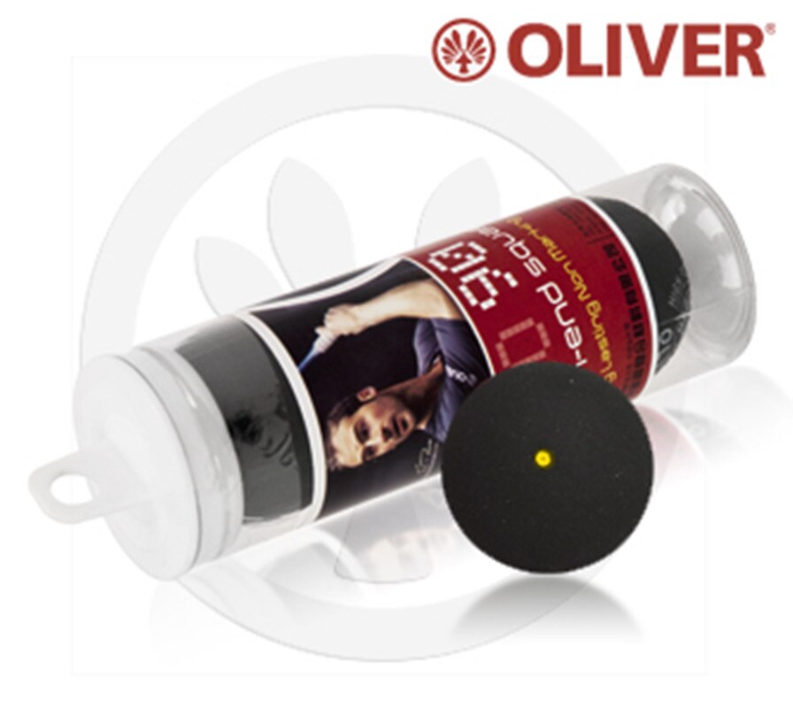 Oliver Squash Ballen voor Squash Racket, Drie Verschillende Snelheden: One Yellow Dots