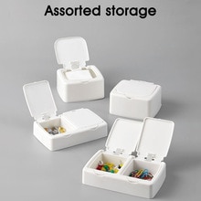 Simple pop-up storage box Small item classification storage box Desktop drawer Fragment cotton swab Superimpose storage