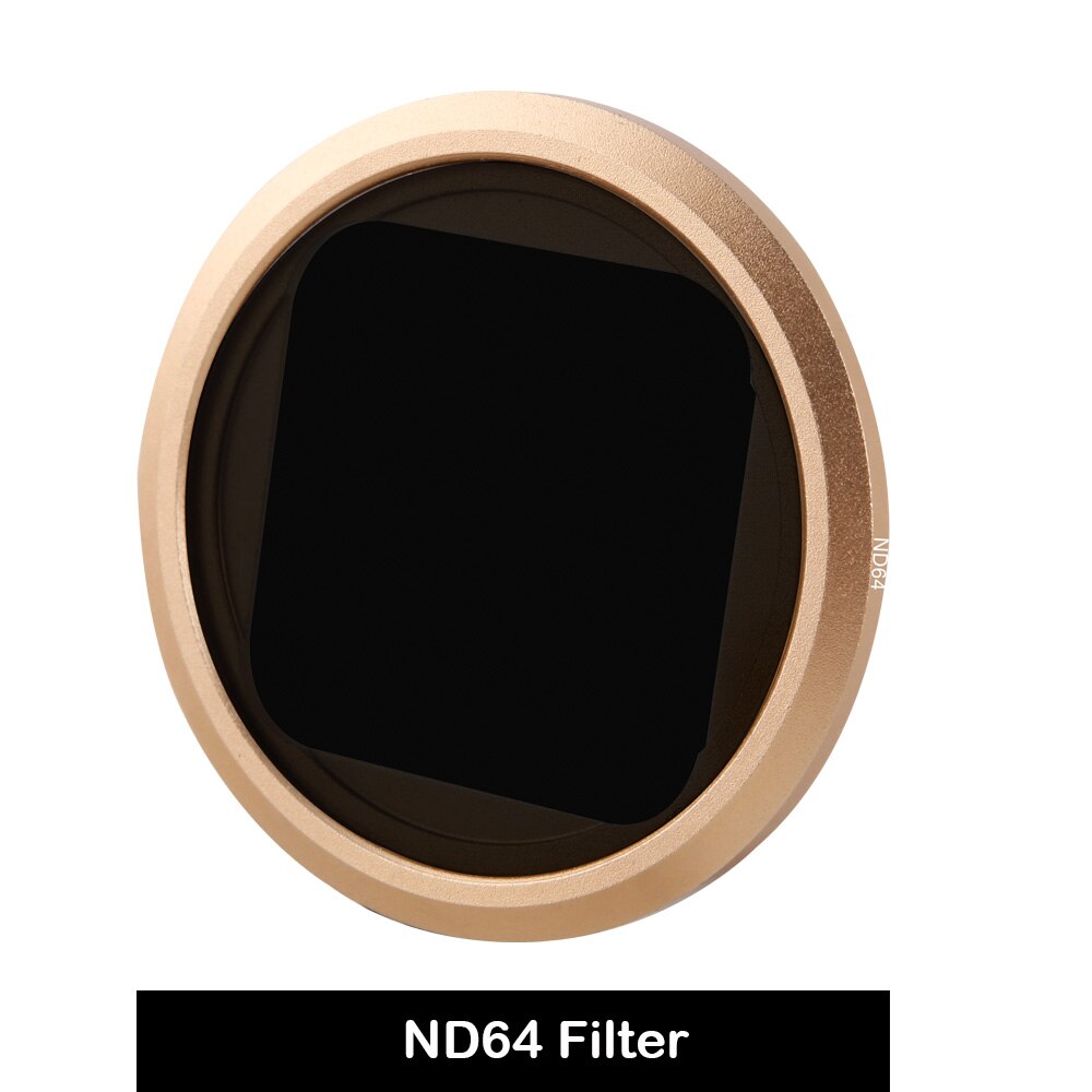 Filtre caméra pour Gopro Hero 8 objectif noir Sport Action Hero8 corps gros plan ND CPL polariseur polaire filtres accessoires de protection: ND64