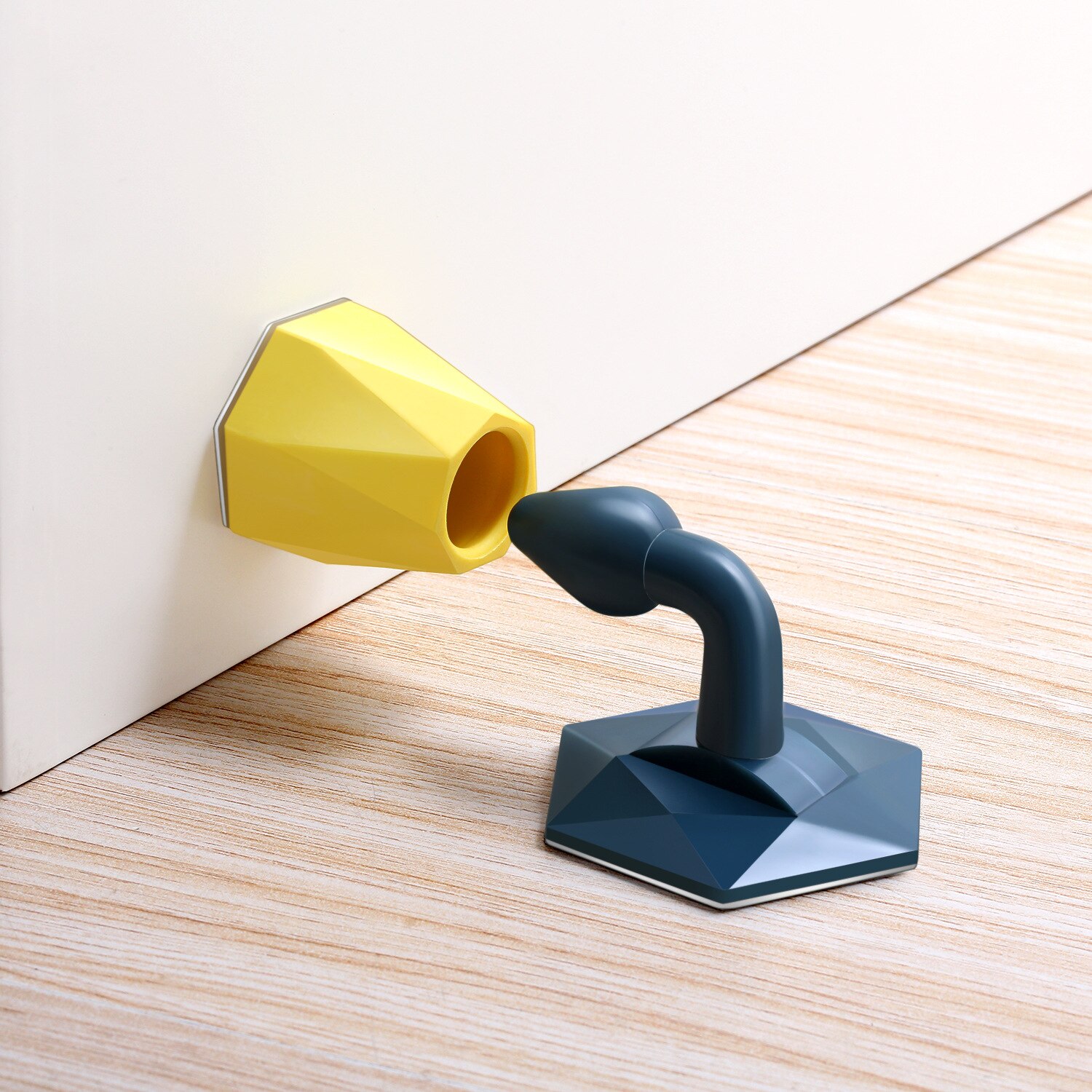 Silent non-porous silicone door stop touch bathroom wall door plug anti-collision door frame gear door blocking door stop