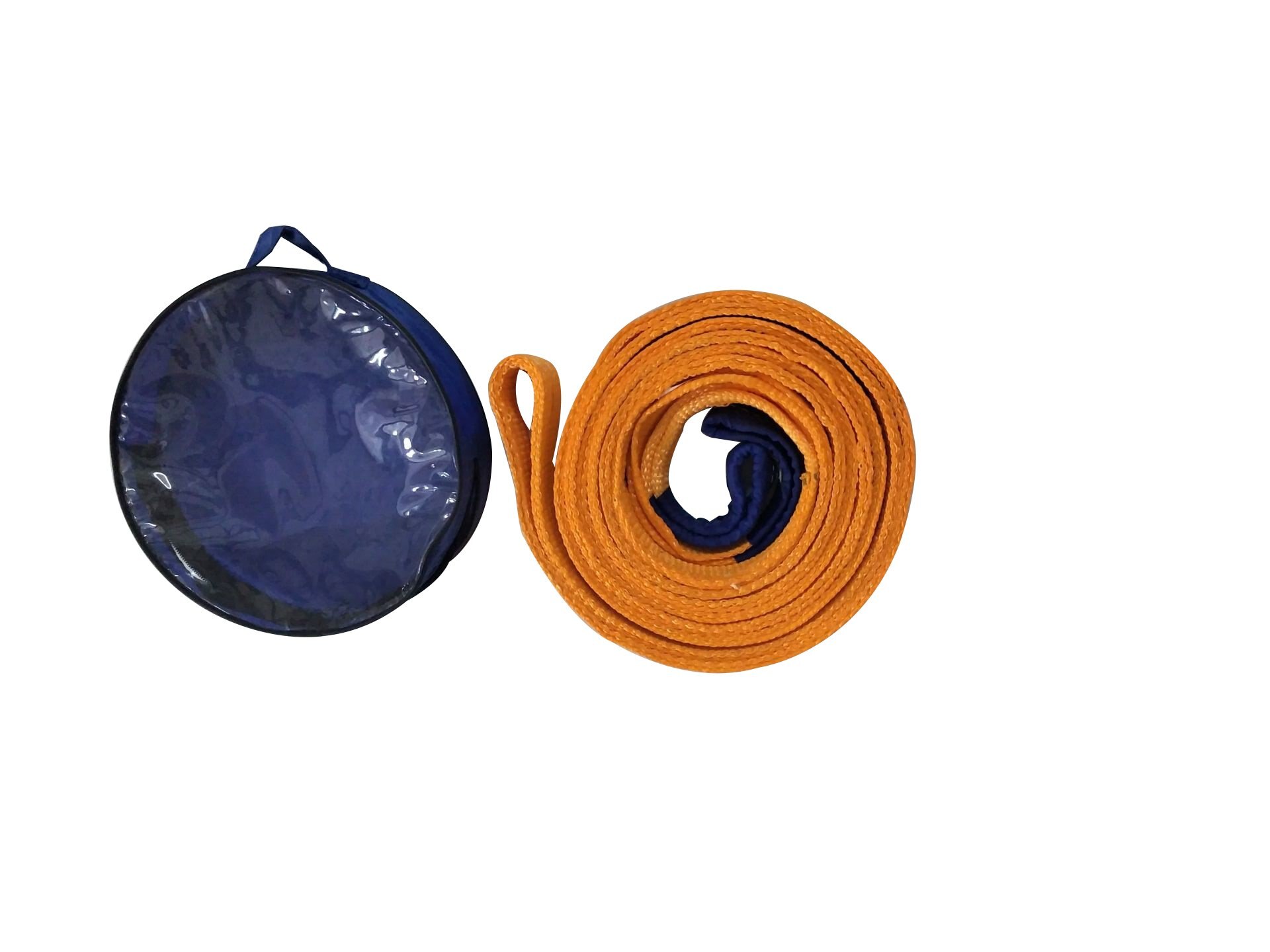 J079 Heavy Duty Recovery Strap for Off-Road Jeep Wrangler JK Recovery and Towing (Orange) LANTSUN