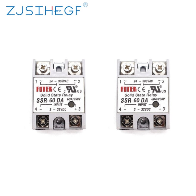 Digital PID REX-C700 Temperature Controller + SSR Relay 40A + K Thermocouple + Heat Sink ,PID Controller Thermostat SSR Output: 2pcs SSR 60DA