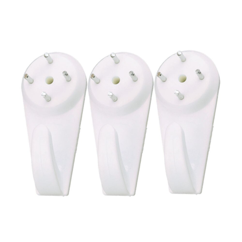 10pcs Seamless Nails Optional Painting Frame Invisible Hanger Seamless Hooks Nail Wall Seamless Photo Frame Nails: As Shown