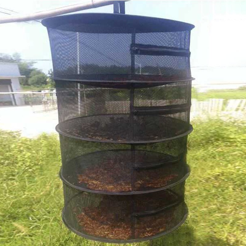 Hengende tørkenettstativ 6 etterslep pustende slitesterk nettinghylle til plantegrønnsaksurter @ls  ap09