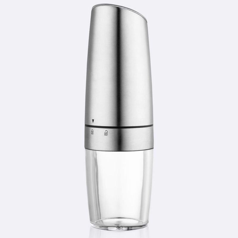 Molinillo Eléctrico automático, molinillo de pimienta y sal, lámpara LED, molinillo de granos de especias, molinillo de porcelana, herramientas de cocina