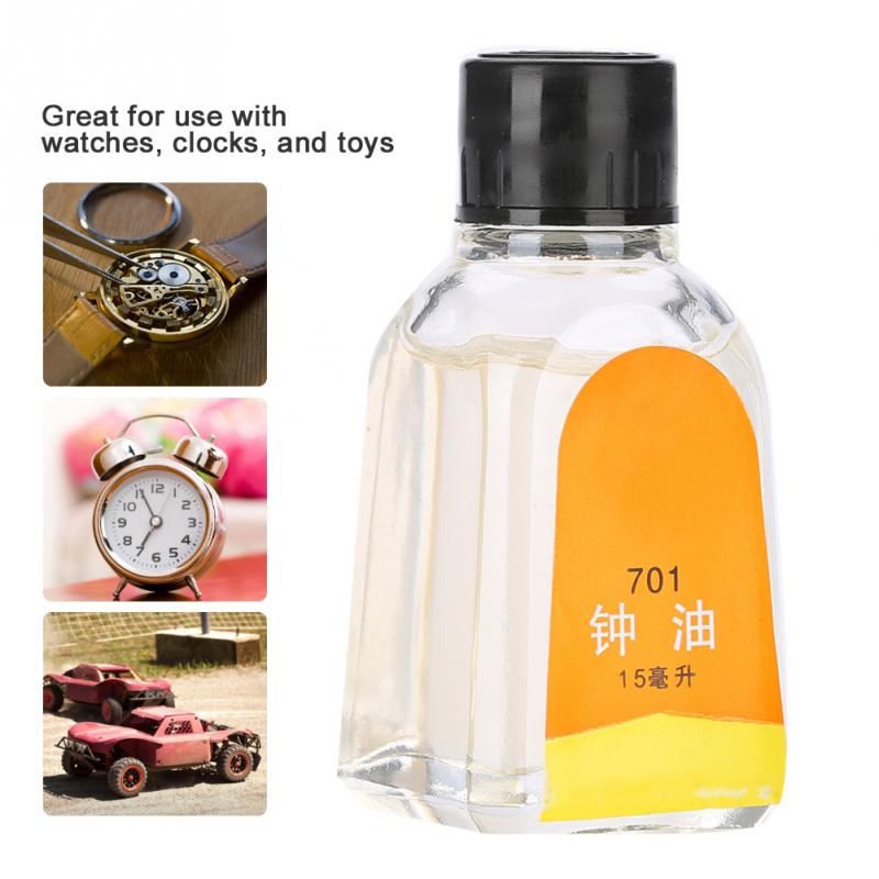 15ml 701 horloge olie zakhorloge klok alle horloges reinigings smeerolie horloge reparatie gereedschap accessoires voor horlogemaker