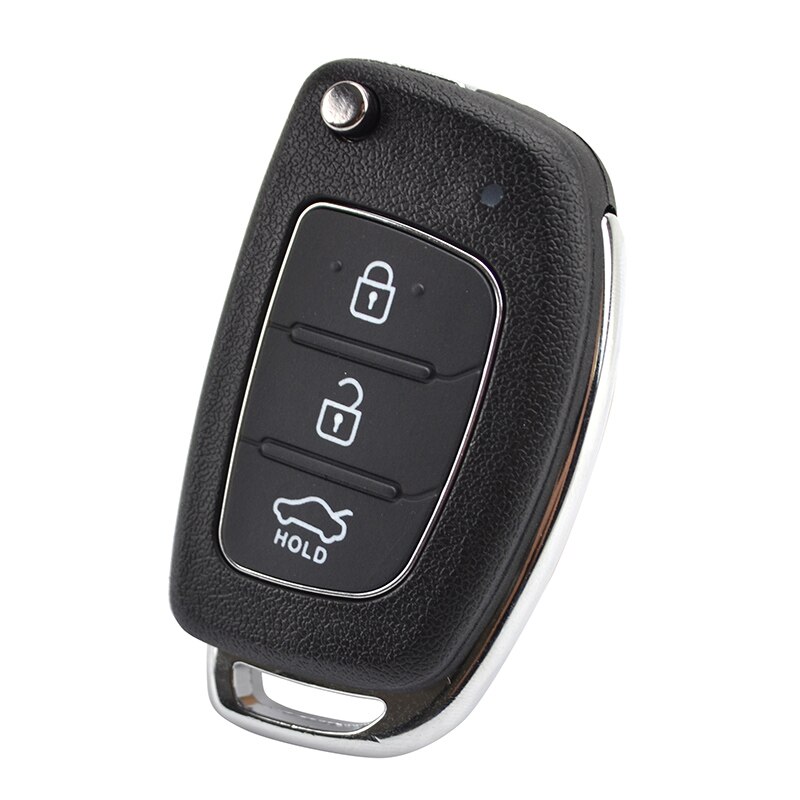 AX 3 boutons voiture non coupée étui pliant à distance clé coque étui pour Hyundai Creta I20 Tucson Elantra Santa fe Solaris ix35 ix45