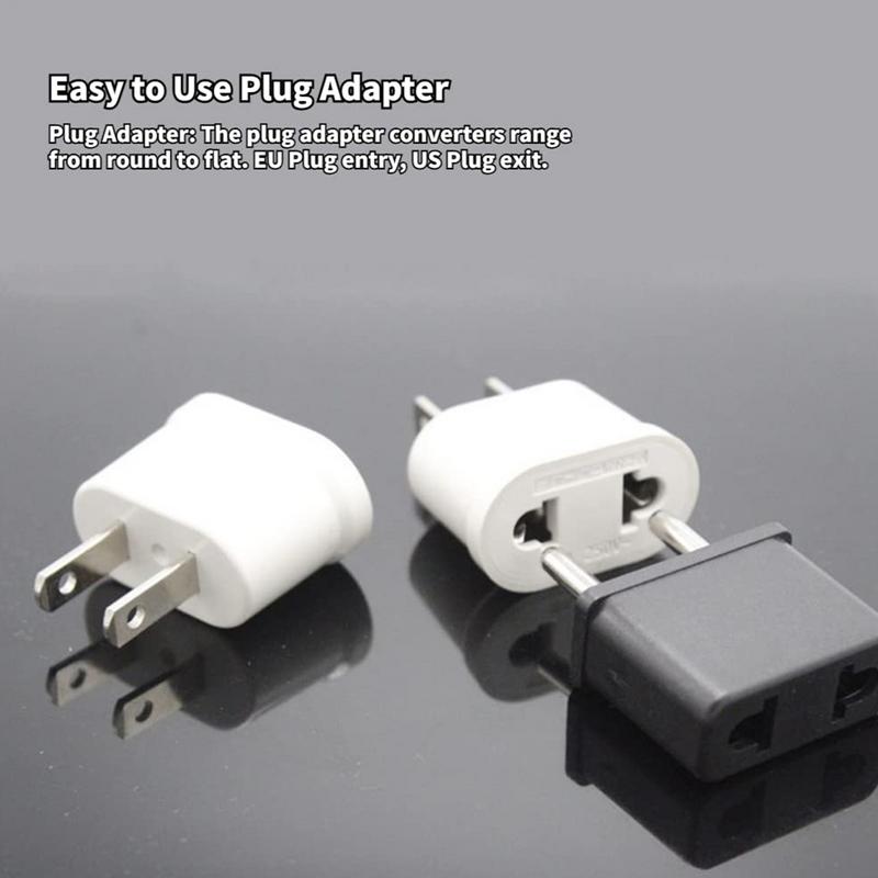 Eu-kontaktadapter uttag us till eu-kontakt nätadapter omvandlare amerikansk eu till us-kontakt reseadapter uttag laddare uttag