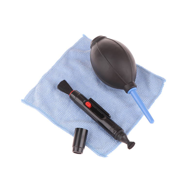 Lente DSLR profissional Kit de Limpeza, Câmera Digital Ferramenta de Limpeza, Lente Sensor, DIY Acessórios, 3 em 1, 1 Conjunto