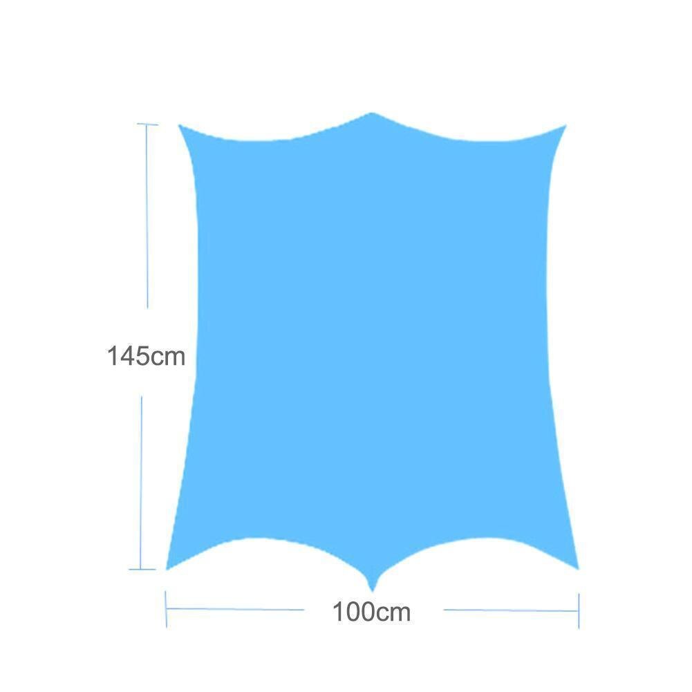 Luifel Ultralight Tarp Camping Mat Waterdicht Multifunctionele Outdoor Onderdak Strandtent 145x100cm