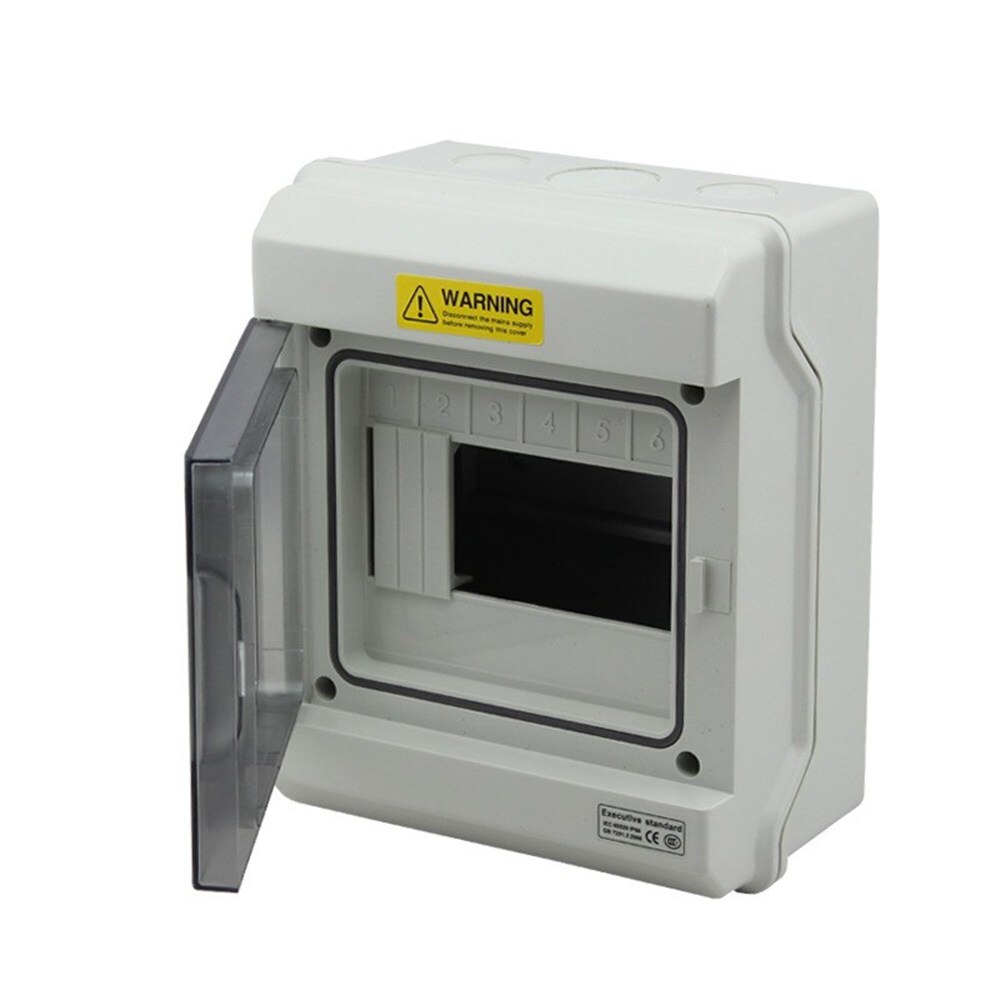 6 Way Wiring Terminal Blocks IP66 Waterproof Electrical Distribution Enclosure Outdoor Switch Box