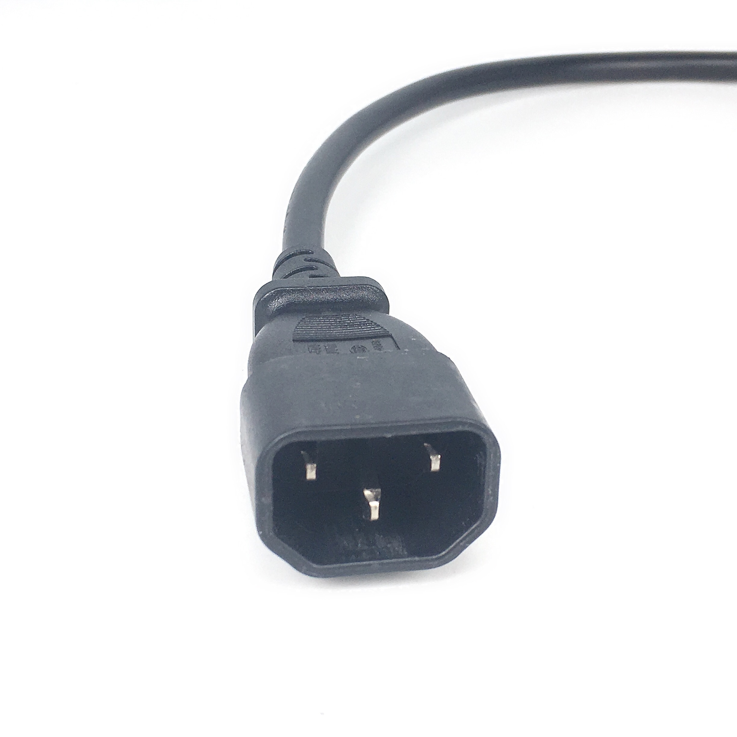 Cabo de extensão de alimentação UPS PDU IEC 320 C14 macho para Schuko CEE7/4 cabo adaptador fêmea europeu 30 cm
