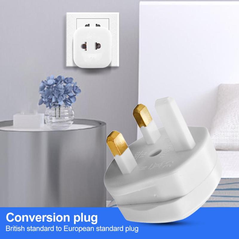 13A UK Conversion Plug to EU Plug Transform Switch Plugs Travel Adapter