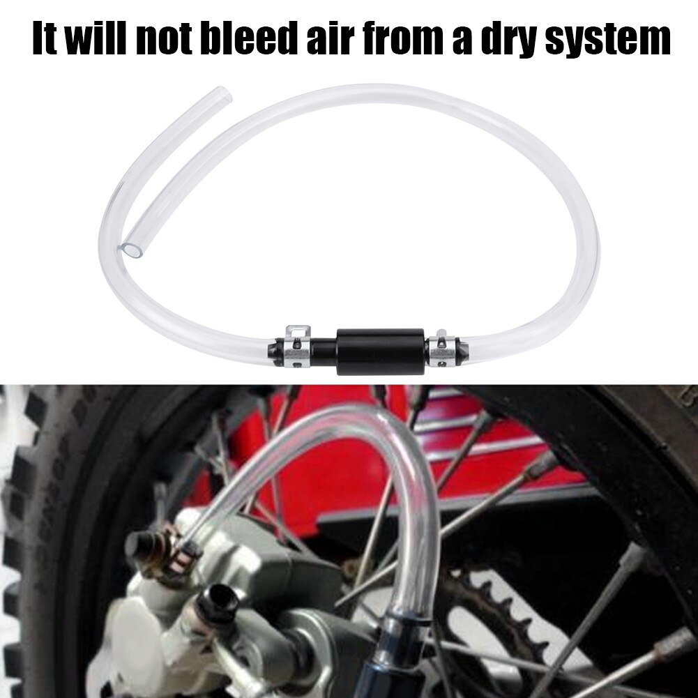 08-0143 herramienta de descarga del dispositivo de purga del freno hidráulico de la motocicleta para el Color transparente Universal de la motocicleta