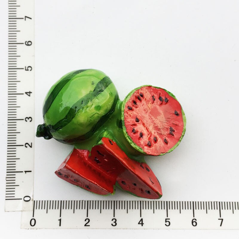 Citron äpple fruktkorg magnet för kylskåp dekor bröd kexkorg söt kylskåp magnet aubergine tomat korg mat magnet: 12