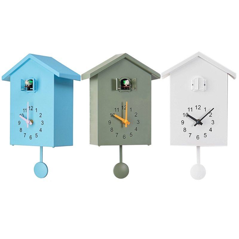 Bird Cuckoo Quartz Wall Clock Timer Wall Clock for Home Office Decoration