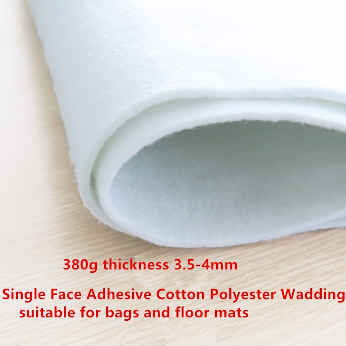 50*100cm Single Face Adhesive Cotton Polyester Padding Upholstery Filling Quilting Batting Craft Padding Projects interlinings: 380gSingle  Adhesive