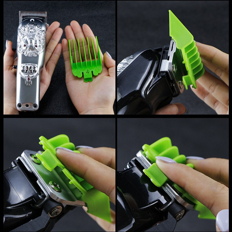 3Pcs Universal Hair Clipper Limit Comb Guide Attachment Size Barber Replacement For Wahl Set 10mm/13mm/16mm G0427