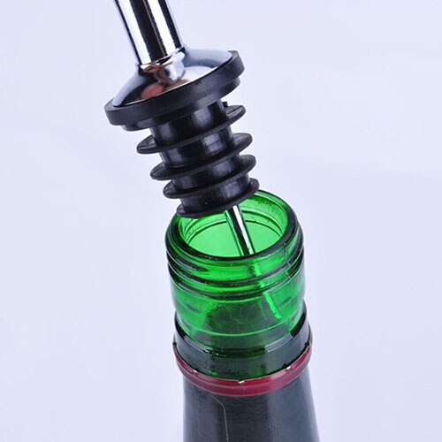 Stainless Steel Liquor Spirit Pourer Flow Wine Bottle Pour Spout Stopper Barware Wine Accessories Bar Accessories Wine Pourer