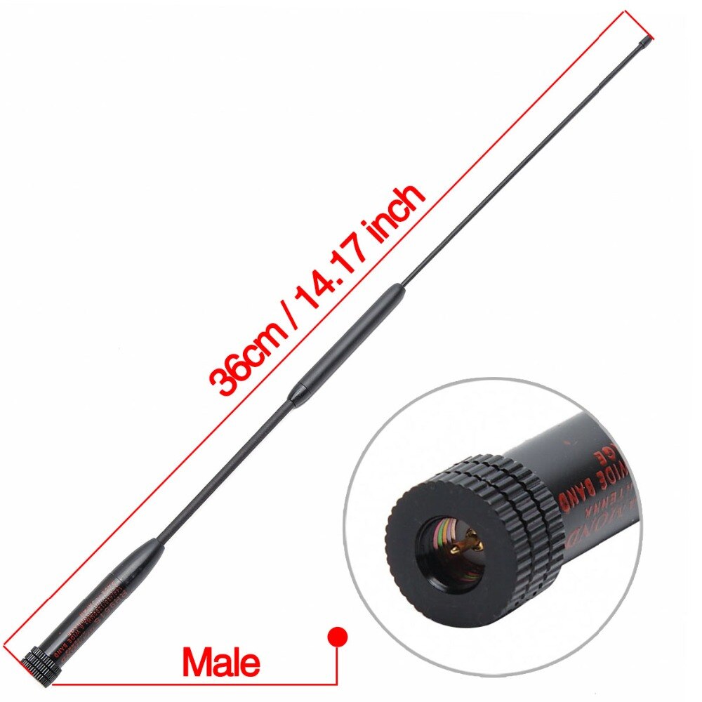 Diamant RH951S Sma-Male Connector Dual Band Uhf/Vhf Antenne Voor Tyt TH-UV8000D/E MD-380/390 yaesu/Vertex Wouxun Walkie Talkie