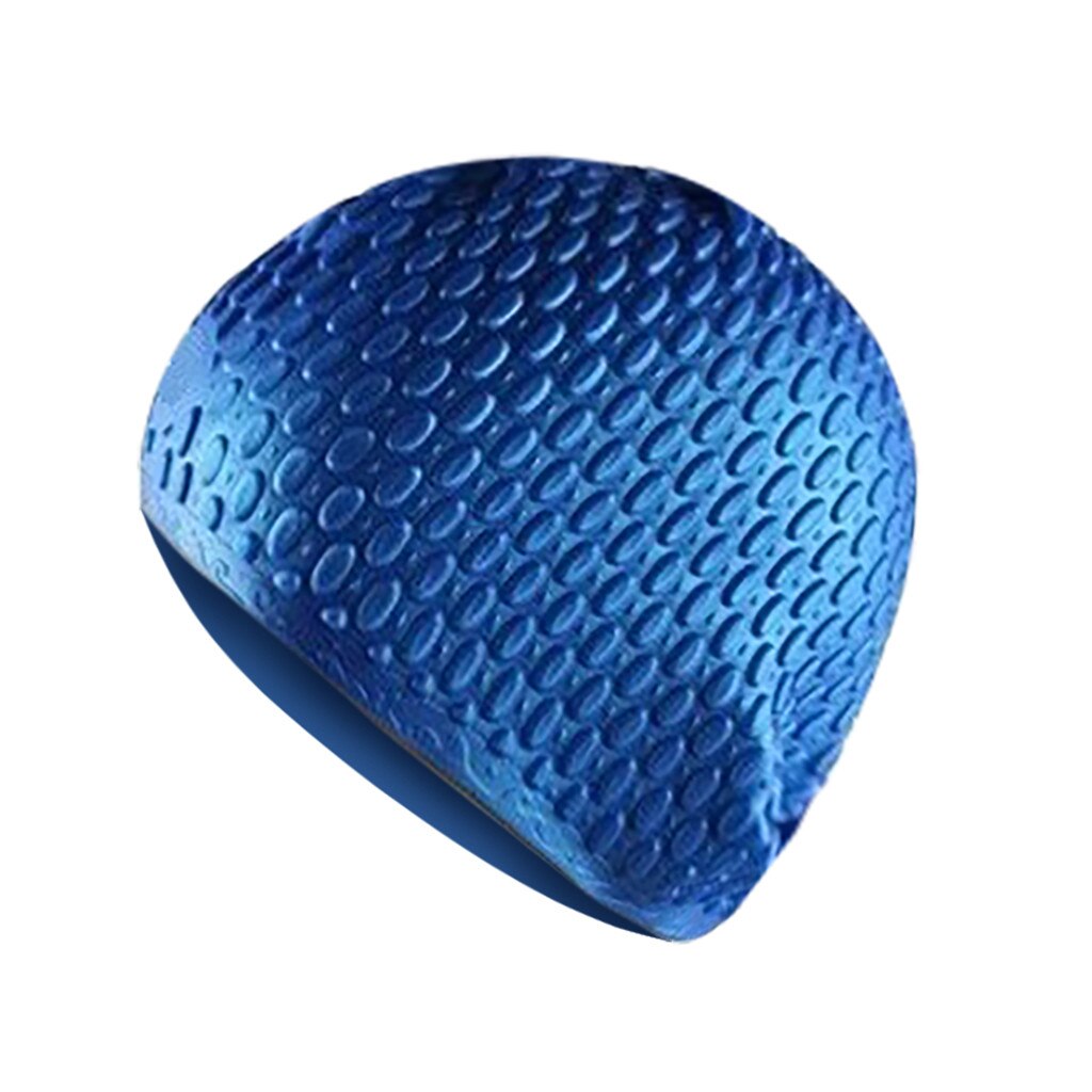 Silicone Waterproof Swimming Caps Protect Ears Long Hair Sports Swim Pool Hat Swimming Cap Free Size For Men & Women Adults #4