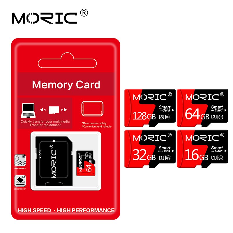 Moric Micro SD card 4GB 8GB 16GB 32GB 64GB 128GB 256GB High speed TF Flash class10 Original Product