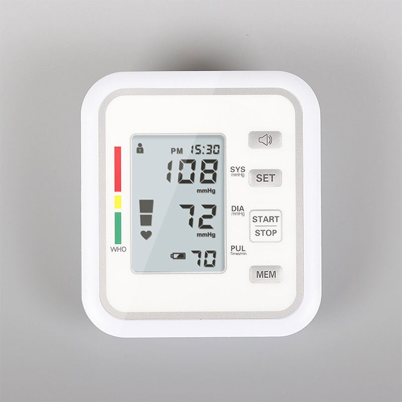 Upper Arm blood pressure monitor Automatic BP Monitors Heart Rate Pulse meter wrist Sphygmomanometers