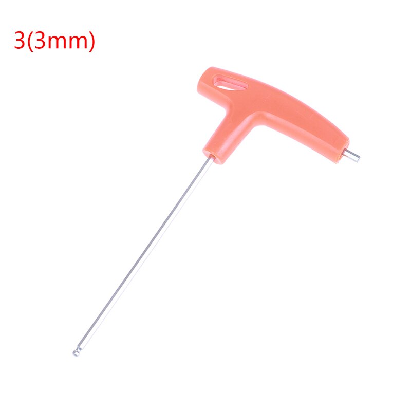 1Pc 2-10mm Metric T Shape Handle Allen Wrench Ball End Hex Key Long Arm: A3