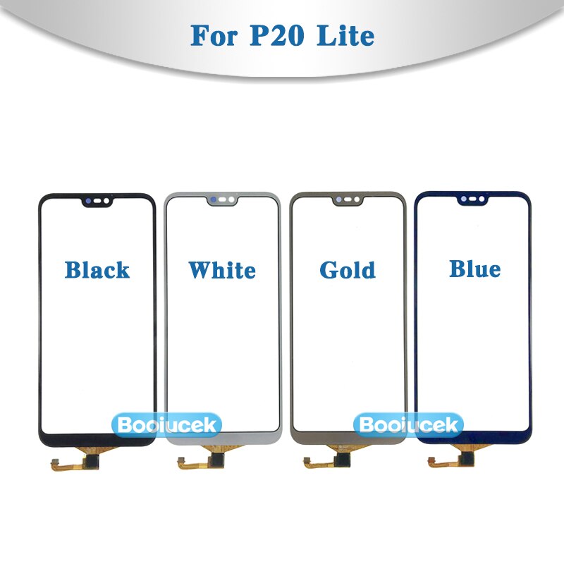 Di alta Qualità 5.84 "per Huawei P20 Lite Nova 3E Sensore di Tocco Digitale Dello Schermo Esterno Obiettivo di Vetro del Pannello