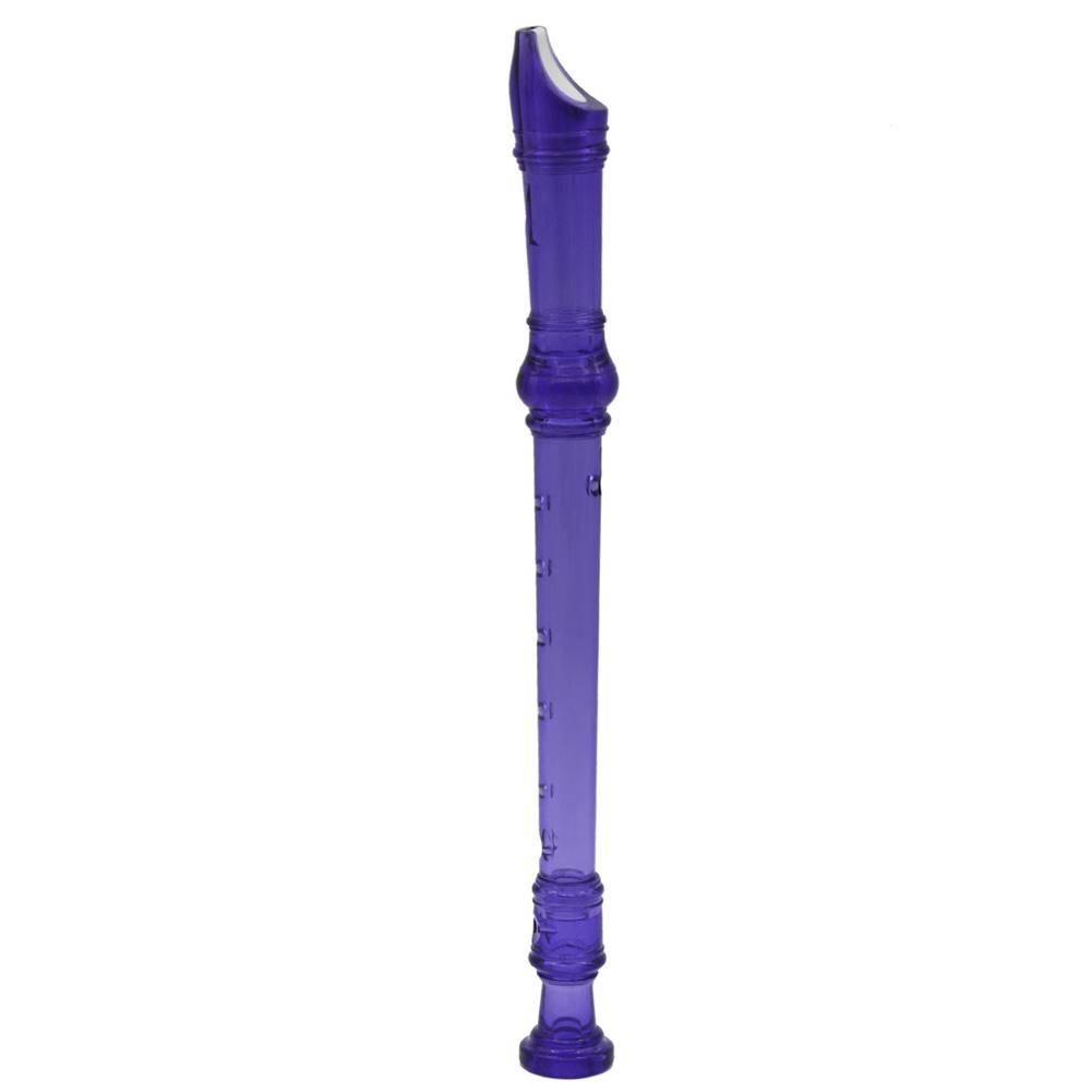 8 agujeros flauta larga Arinet Musical Woodwind grabador Soprano niños educación temprana grabadora instrumento de práctica: blue