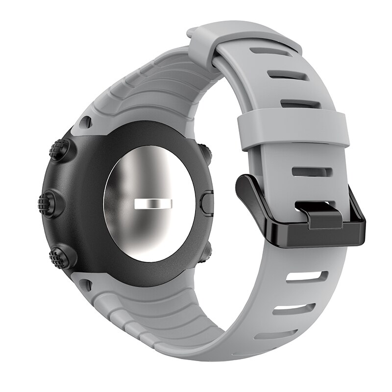 Yayuu Horloge Band Voor Suunto Core Zachte Siliconen Vervanging Pols Sport Bands Met Metalen Sluiting Voor Suunto Core Smartwatch