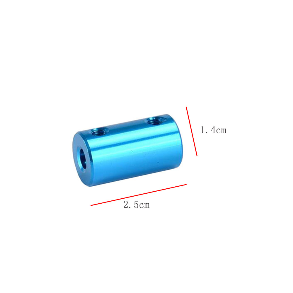 QUARKZMAN Askoppelingen – 8 Mm, L25xD14, Aluminiumlegering, Set Van 8 Met Schroeven En Inbussleutel, Voor 3D-printers En CNC