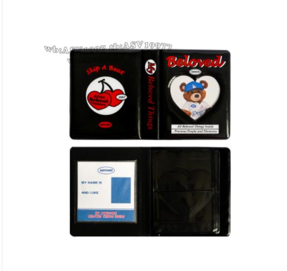 Álbum de fotos de amor con 64 bolsillos huecos, Soporte para tarjeta, almacenamiento de recibos, modelo DIY, álbum de recortes, bolsa de fotos, de cumpleaños y boda para niños: Black