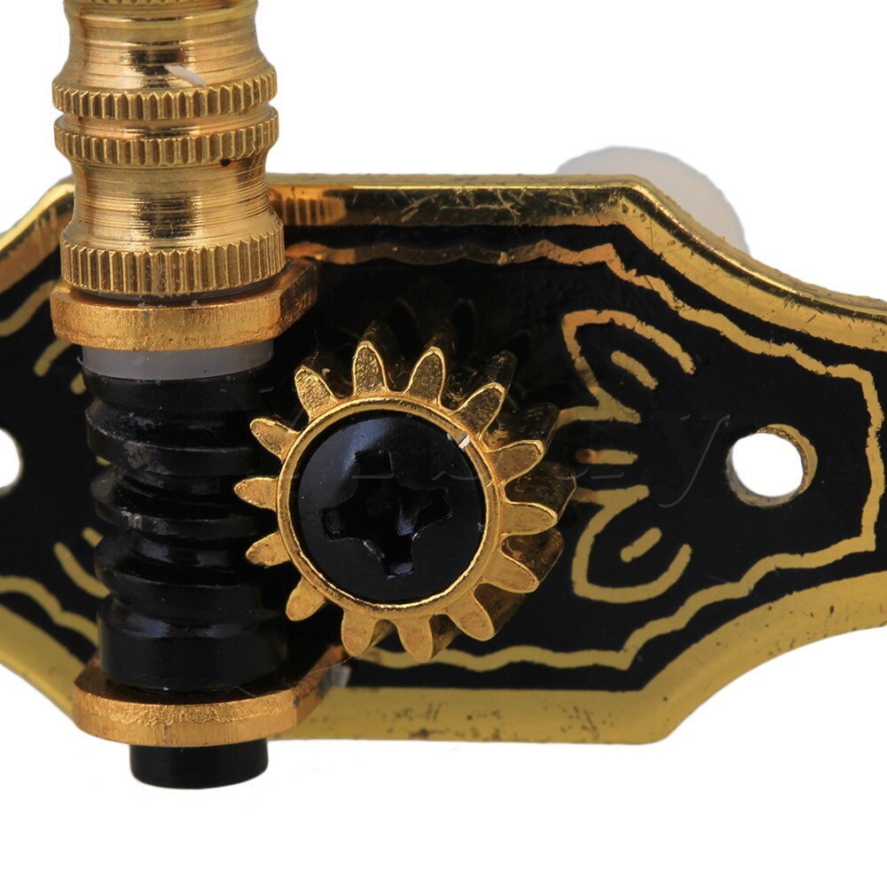 Yibuy 2 x klassieke gitaar 3 on plaat 1 l 1r zwarte stemmechaniek met beige tip