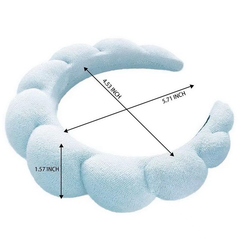Diadema de esponja antideslizante para mujer, diadema desmaquillar mujer diadema para limpieza facial bandas para el cabello de Spa de Yoga cinta pelo desmaquillar felpas cabello mujer cintillo skincare cinta pelo niña