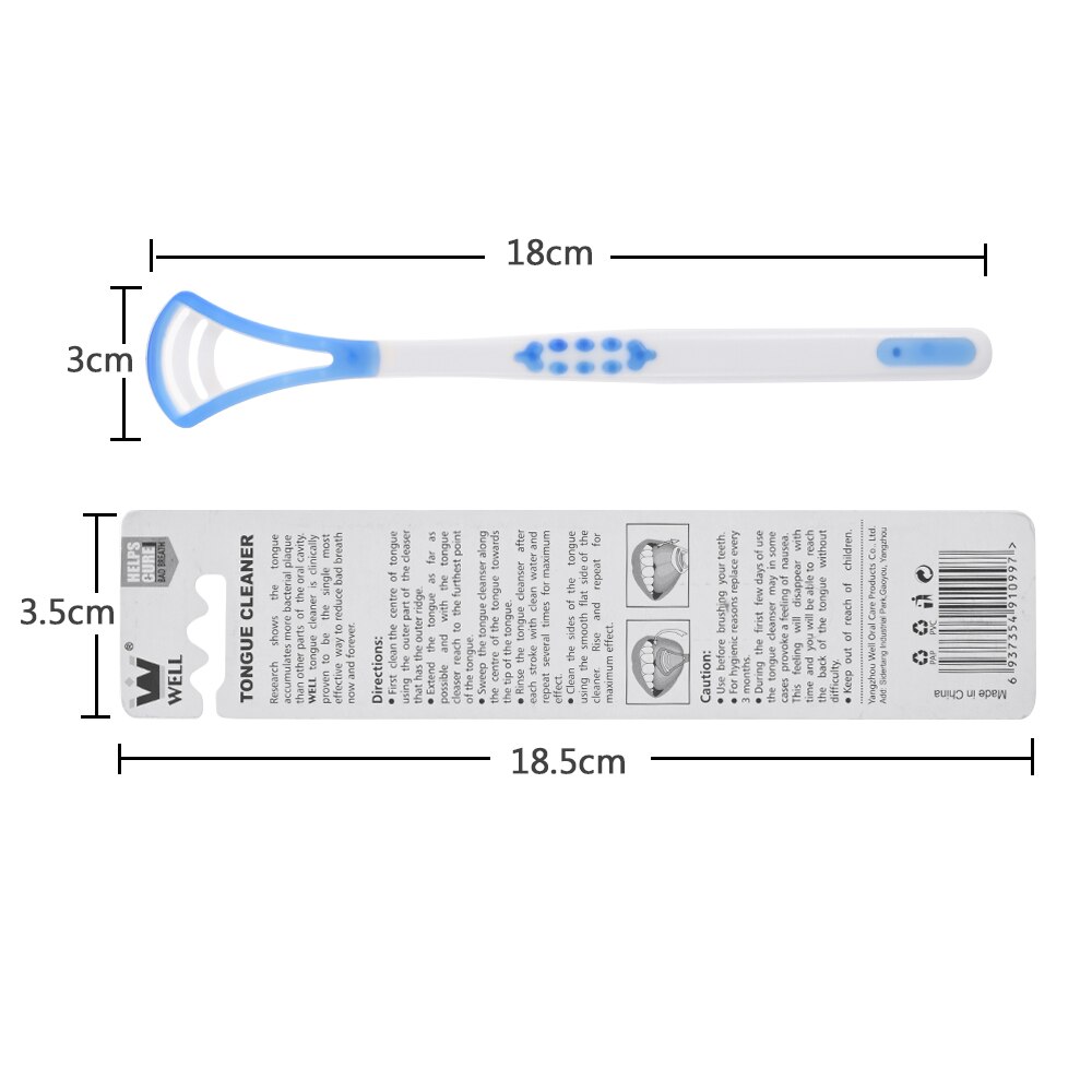 Tong Brush Cleaner Oral Care Tong Schraper Hygiëne Mond Tool Duurzaam Plastic Tong Schoonmaken Tool Verwijderen Tong Jas