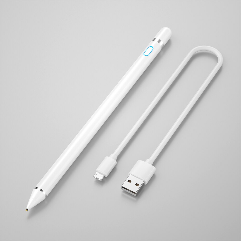 Active Stylus Pen Touch Pen For Ipad Apple Laptop Touched Screen Surface Pen for Samsung Tablet Drawing Pen Capacitive Pen: white