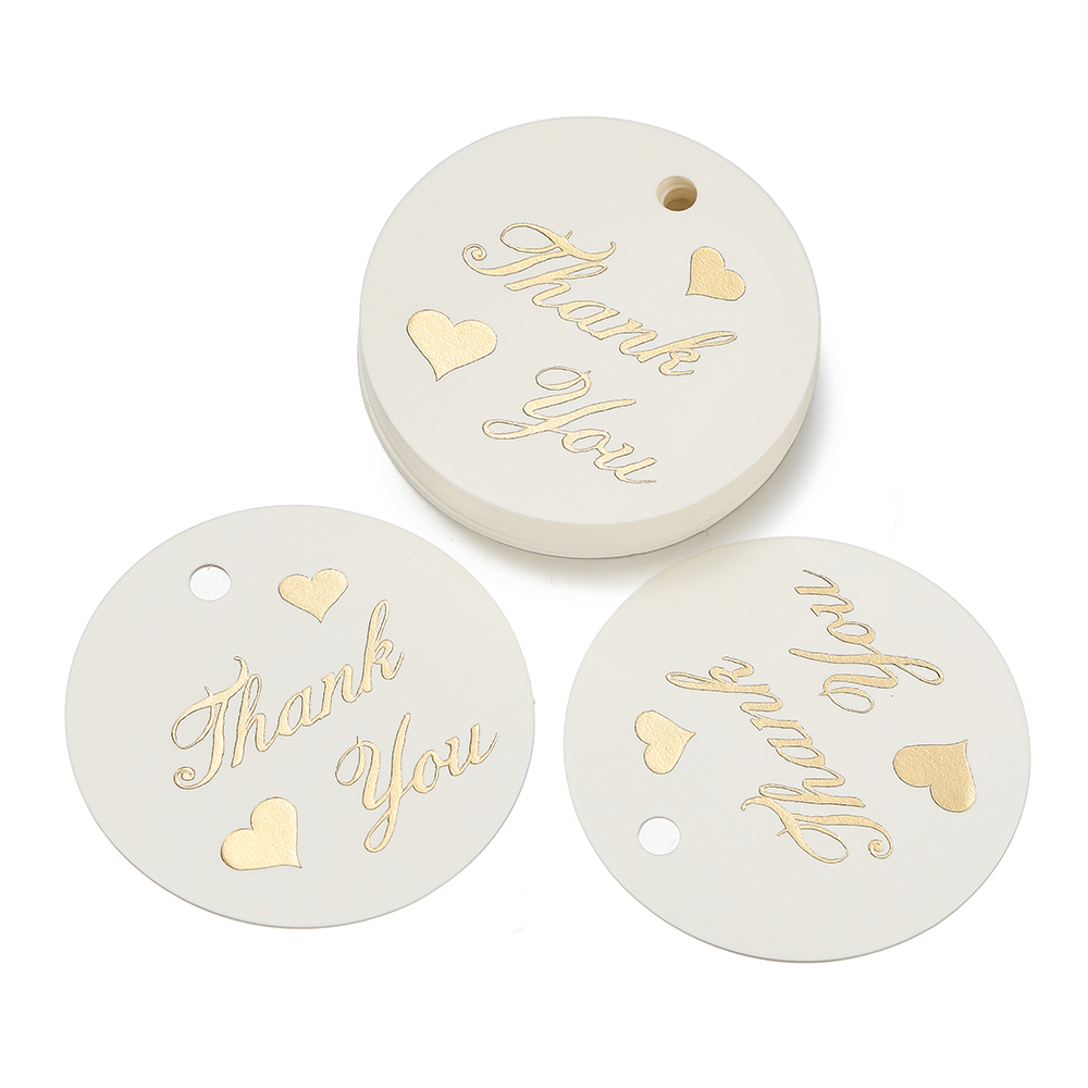 50 stk/parti bronsering stempling takkelapper svart hvitt papir kort håndlaget innpakning gjør-det-selv smykker tilbehør prisetikett: Oransje