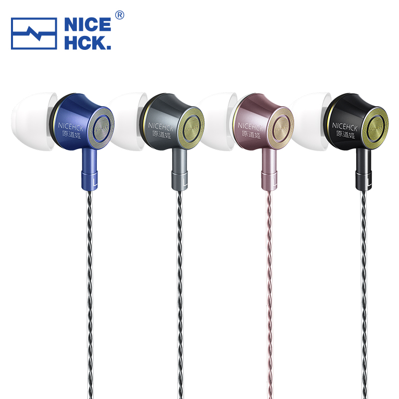 NICEHCK YD520 IEM In-Ear-Kopfhörer, Aluminiumlegierung, Metall, HiFi-Mikrofon, Ohrhörer, 10 mm PET, dynamisches Headset, Bass, ausgewogene Gesangsmusik