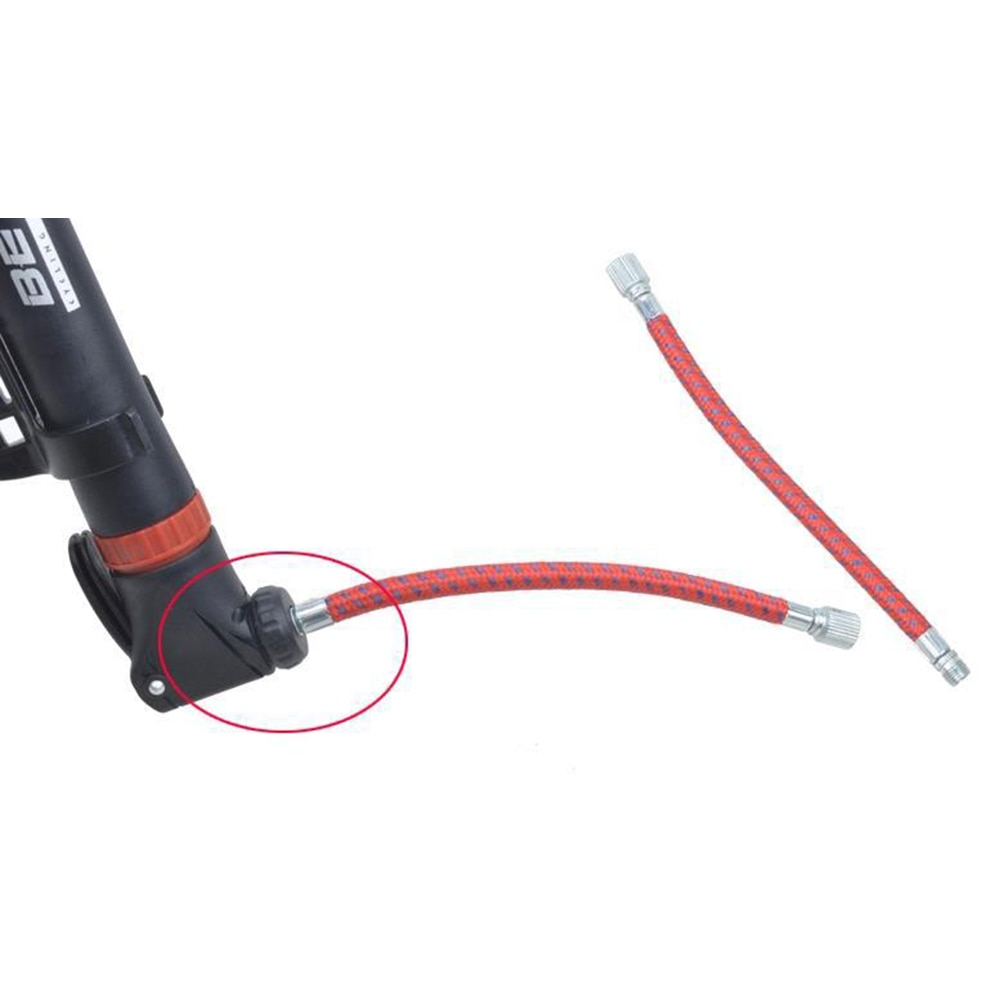 Easy Apply Connector Extension Adapter For Bicycle Pump Durable Air Hose High Pressure Rotating Practical Flexible Bike supplies