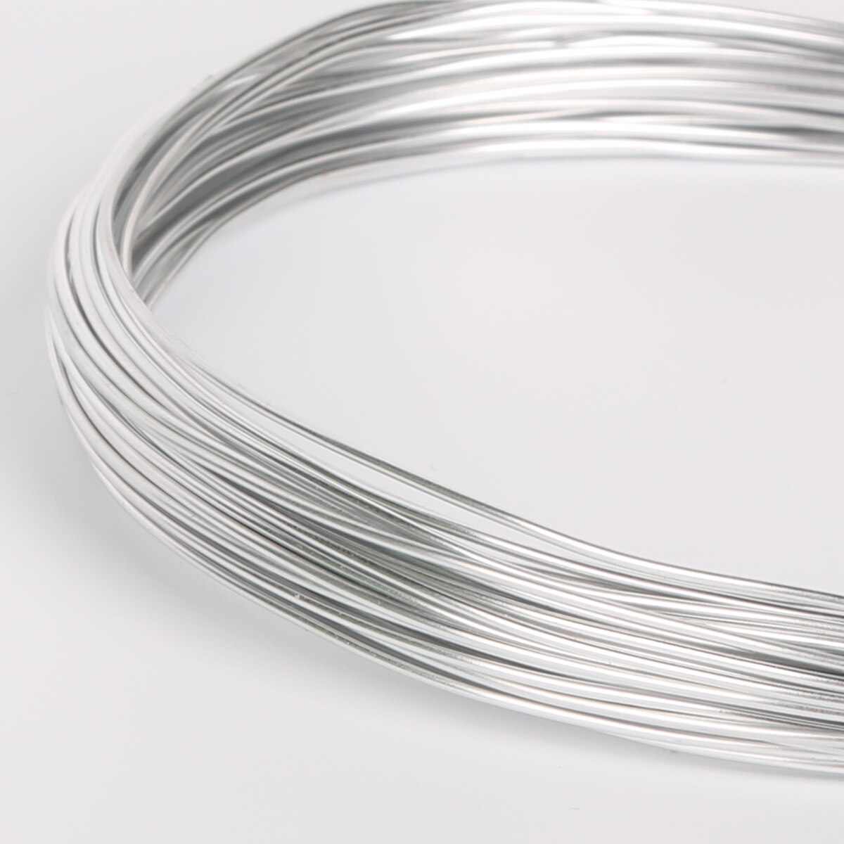 1mm/1.5mm/2. mm /2.5mm 3-10m sølvfarvet anadiseret aluminiumtråd blød diy smykker håndværk alsidig malet aluminium metaltråd: 1mm 10m