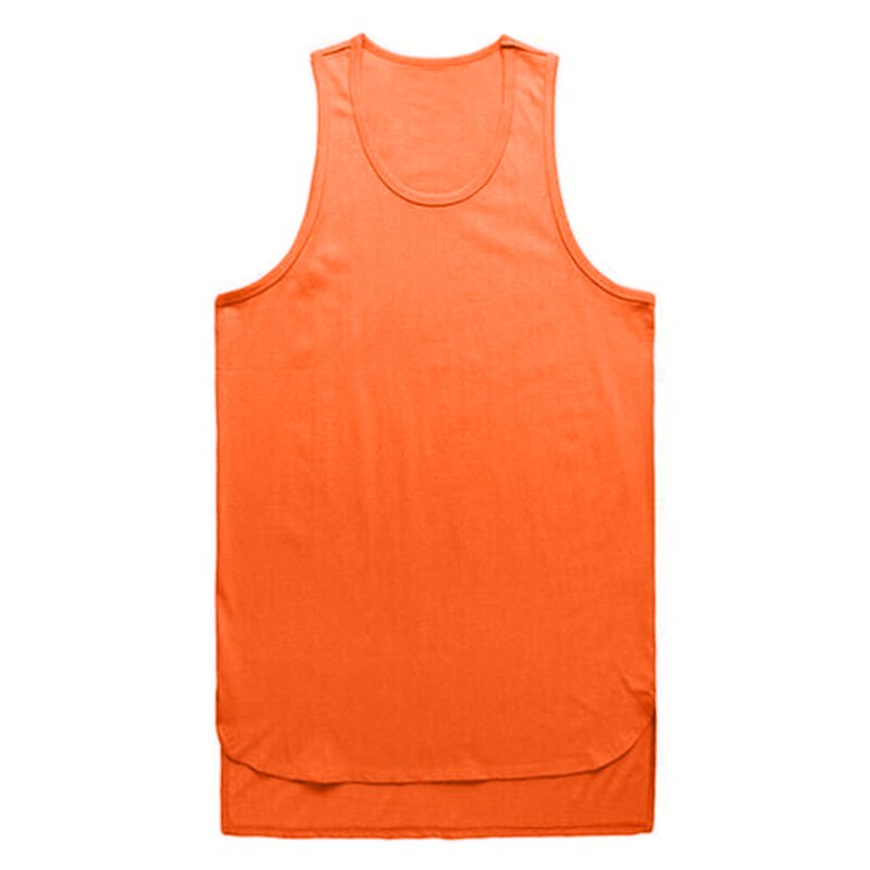 2021 palestre Fitness uomo canotta uomo Fitness camicia senza maniche uomo gilet sportivo traspirante canottiera palestre gilet da corsa uomo: orange / XL