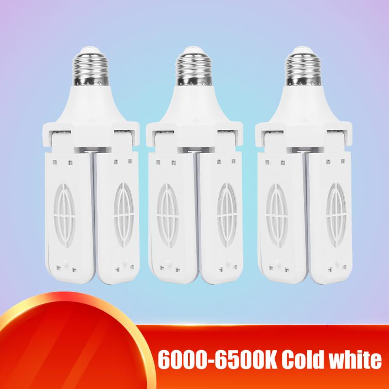 Led Garage Lights Super Bright 30W Daylight Light Bulbs Warehouse Folding Lamp 3000LM Deformable Garage Ceiling LED Shop Lights