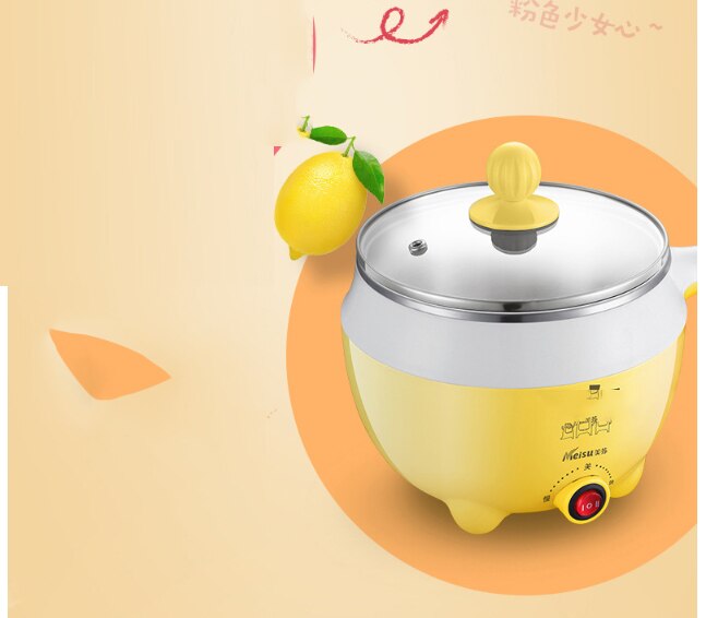 Electric cooker household student dormitory mini breakfast omelet 3in1 Stir-fry chafing dish braising steaming frying boiling